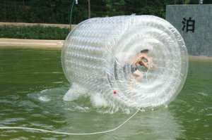 transparent inflatable water roller