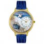 Footprints Watch in Gold