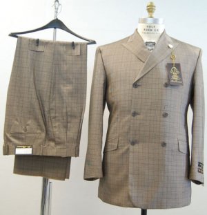 Mens NEW DOUBLE BREAST  2pcs Phat Farm Suits