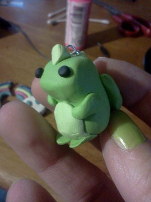 Super kawaii baby godzilla charm!