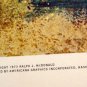 PRINT ART-STRIPED BASS-R.J.  McDONALD--1973-COLLECTOR SERIES III