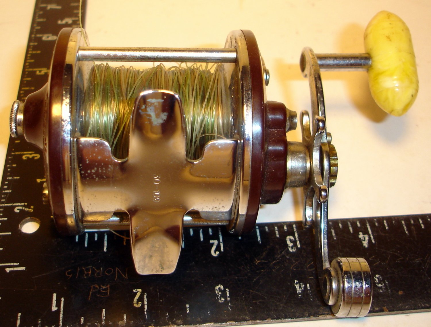 VINTAGE PENN PEERLESS No. 9 BAITCASTING FISHING REELUSED AS IS