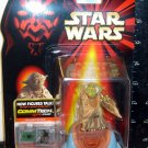 STAR WARS--YODA W/COUNCIL CHAIR  1998---HASBRO--MINT
