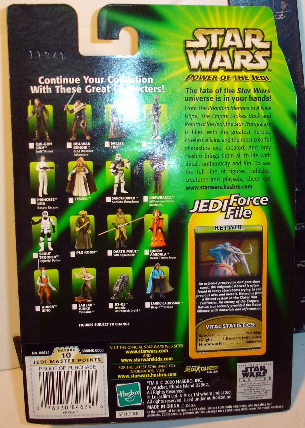 STAR WARS--POTF-- KETWOL-2000-HASBRO