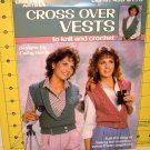 CROSS OVER VESTS--LEISURE  ARTS--1986--4 PAGES