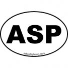 ASP Mini Euro Style Oval Sticker