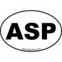 ASP Mini Euro Style Oval Sticker