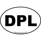 Drupal Mini Euro Style Oval Sticker (DPL)