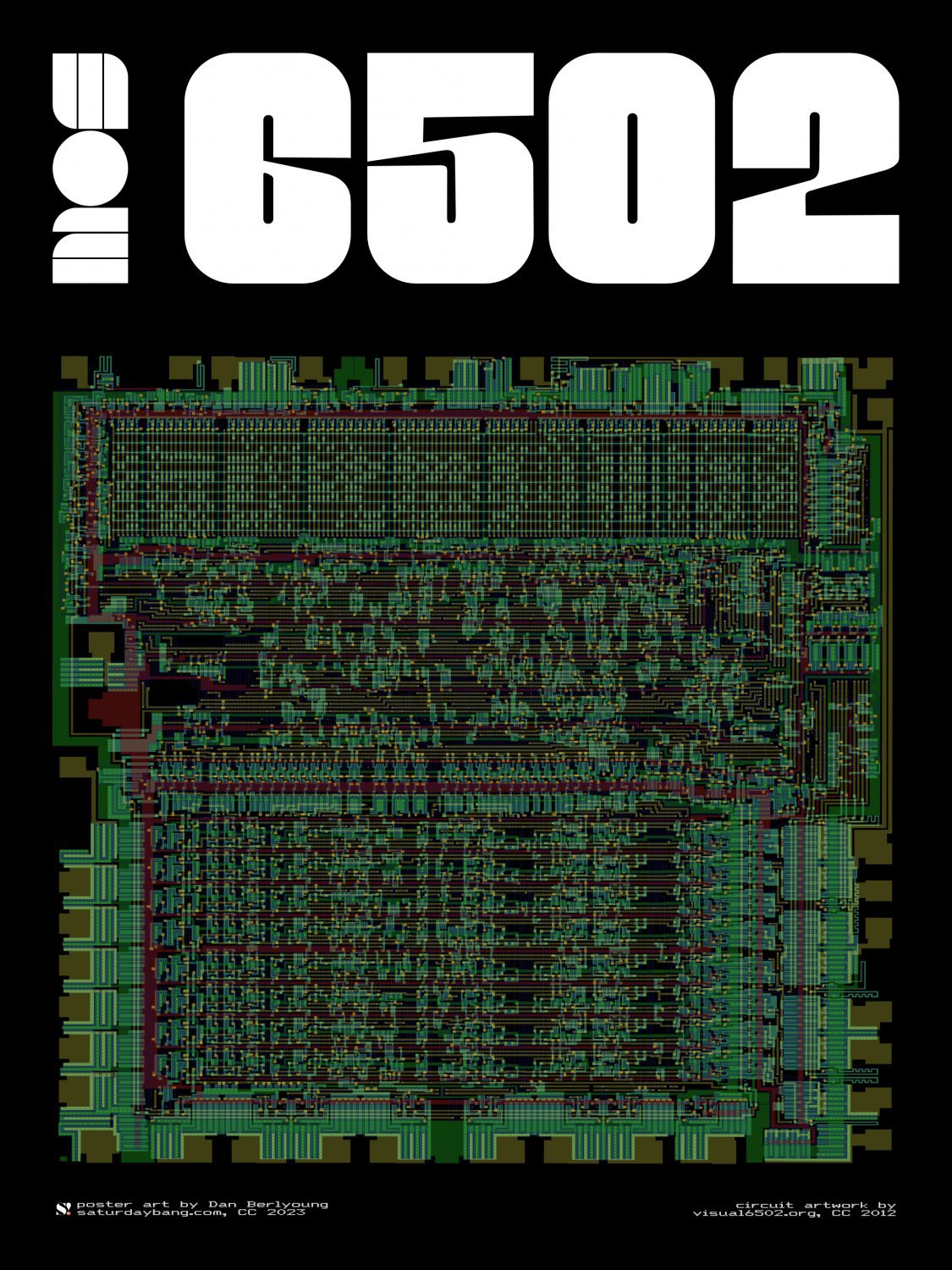 MOS 6502 Poster Digital Download