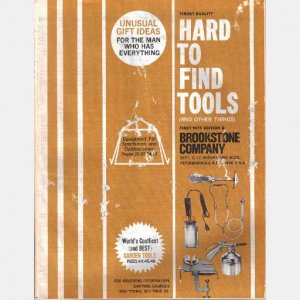 BROOKSTONE COMPANY Hard to Find Tools Catalog 1973 1st