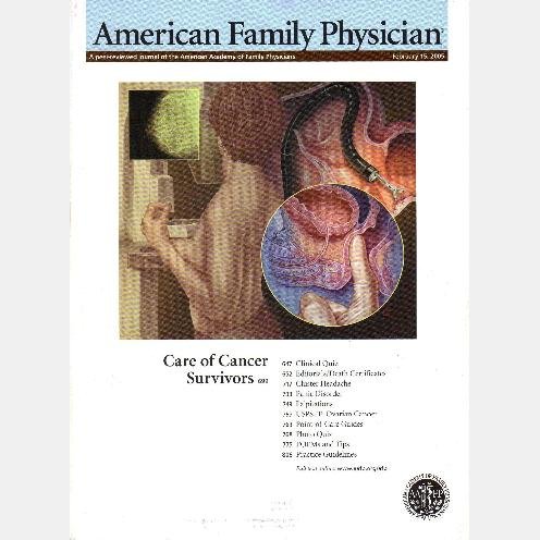 AMERICAN FAMILY PHYSICIAN Cancer CLUSTER HEADACHE Panic Disorder PALPITATIONS