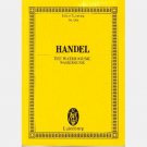 G F HANDEL The Water Music WASSERMUSIK Roger Fiske Edition Eulenburg No 1308 HORN trumpet FLUTE