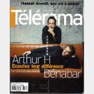 TELERAMA French Magazine 22 October Octobre 2005 ARTHUR H BENABAR Bettye LaVette Hanah Arendt