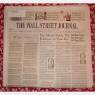 THE WALL STREET JOURNAL Tuesday October 9 2007 news newspaper BRUCE SPRINGSTEEN AND GANG