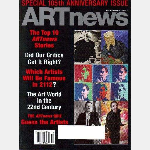 ARTnews November 2007 Magazine Art news Lindsay Pollock Brian Ulrich JEFF KOONS Meyer Schapiro