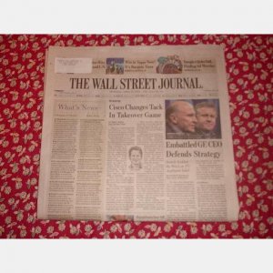 THE WALL STREET JOURNAL Thursday April 17 2008 CISCO GE Jeffrey Immelt Google Clicks Fall