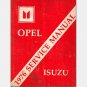 OPEL 1976 SERVICE MANUAL ISUZU Repair Guide Book