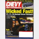 Chevy High Performance February 2003 Magazine 10 Sec Rat 66 Chevelle 69 Camaro 71 Blown FrankenRat