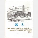 THE HAGUE INTERNATIONAL MODEL UNITED NATIONS MUN Conference Book January 28 February 1 1986