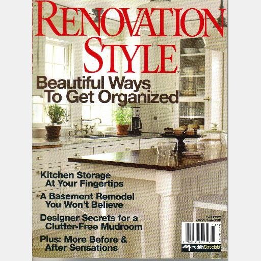 RENOVATION STYLE Fall 2007 Magazine Gray Torpedo Kittery Point ME Forster Jessups 1920 Colonial CT