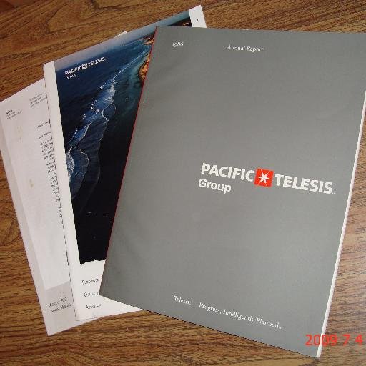 PACIFIC TELESIS Annual Report 1986 1988