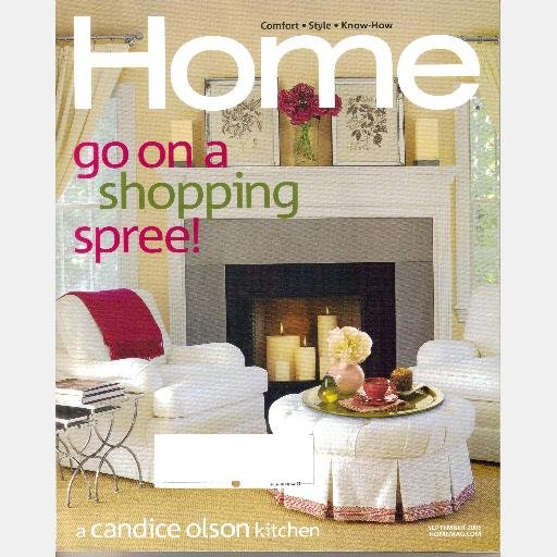 HOME September 2005 Magazine Candace Olson Kitchen Leslie May Long Island modified center hall plan