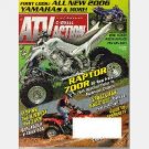 4 Wheel ATV Action August 2005 Magazine RAPTOR 700R Outlander V-TWIN 800 Yamaha YFZ450