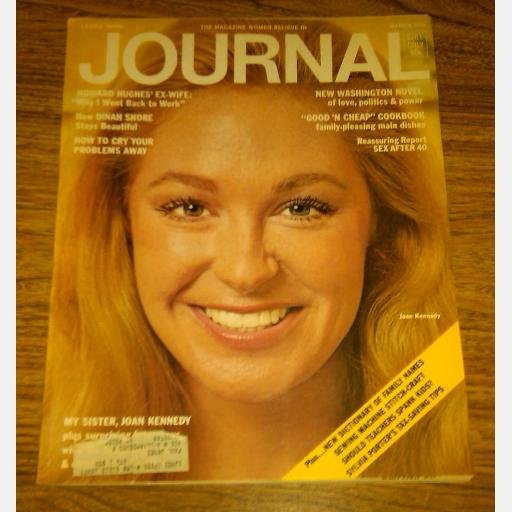 LADIES HOME JOURNAL March 1973 Magazine Vol XC No 3 MY SISTER JOAN KENNEDY cover