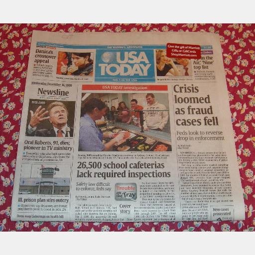 USA TODAY December 16 2009 Wednesday ORAL ROBERTS DIES Danica Patrick Up in the Air Clooney