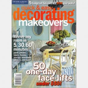 Country Almanac QUICK & EASY DECORATING MAKEOVERS FALL 2007 No 103 Karen Tweed Mirja Ing Diane Renz