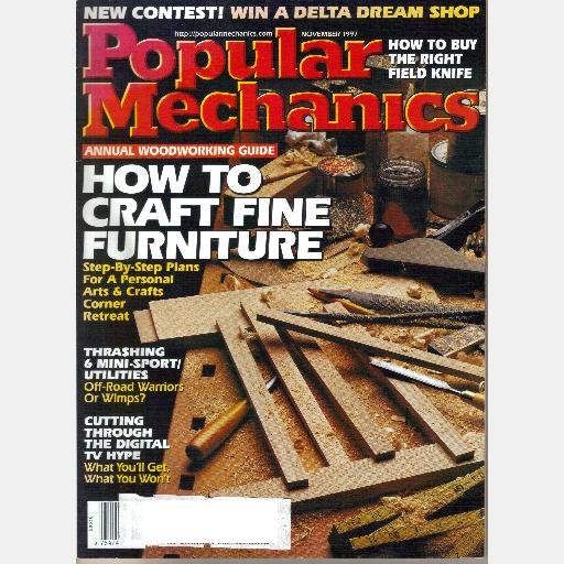 POPULAR MECHANICS November 1997 Vol 174 No 11 Toyota RAV4 Suburu Forester Honda CR-V