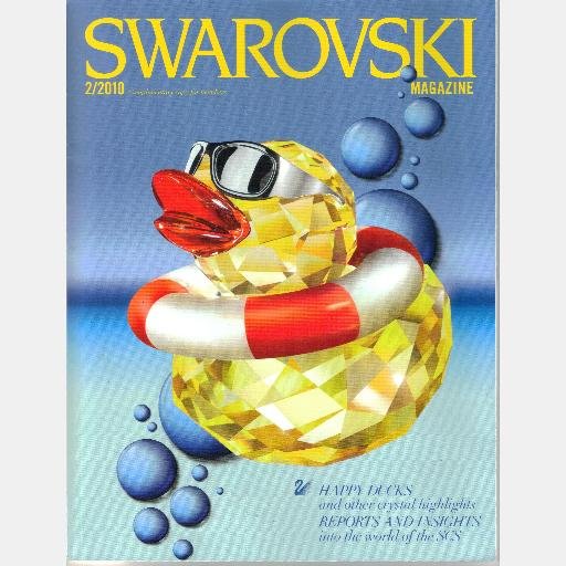 SWAROVSKI 2 2010 Magazine Decorative Fish Toronto Film Festival TIGER Happy Ducks