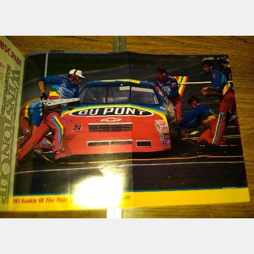 Jeff Gordon Poster 1993 Rookie Of The Year And His Racing Team 11 X 15