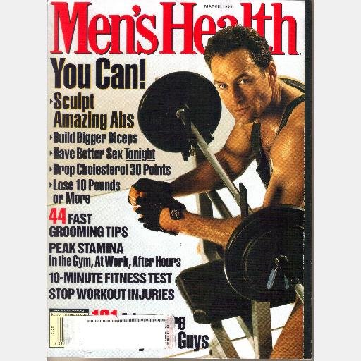 MEN'S HEALTH March 1995 Magazine Dave Scott Triathlete Ironman Traithlon