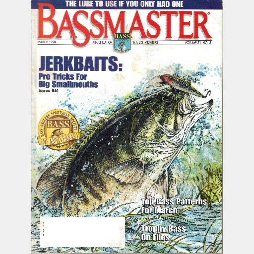 BASSMASTER March 1998 Volume 31 No 3 Pete Daniels Mississippi MIKE BALDWIN Lake Havasu Invitational