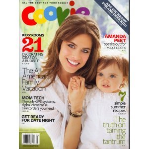 Cookie August 2008 magazine Amanda Peet Speaks Out For Vaccinations