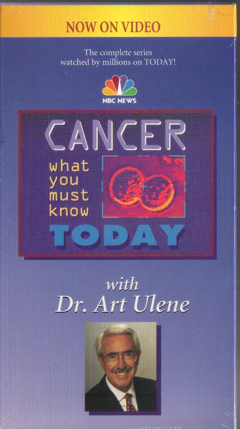 Cancer What You Must Know TODAY*VHS tapes Dr Art Ulene