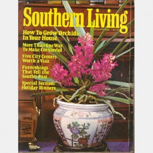 SOUTHERN LIVING November 1981 Cornbread Orchids Holiday Dinners John Maxwell William Faulkner