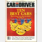 CAR AND DRIVER January 1992 Ten Best Issue 380 HP Mercedes Pontiac Gran Am Renntech 600E Previa