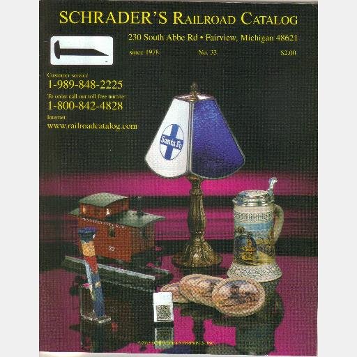 SCHRADER'S RAILROAD CATALOG No 33 2003 Trains
