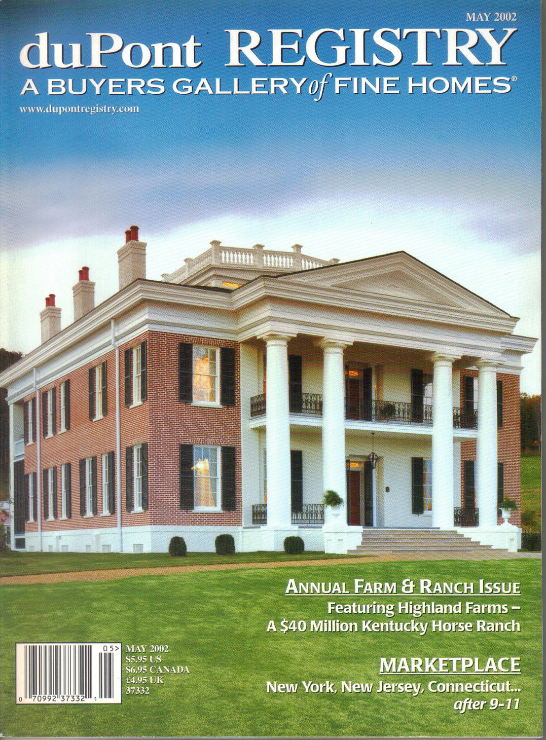 duPont Registry A Buyers Gallery of Fine Homes Magazine-May 2002-Heritage Valley Ranch