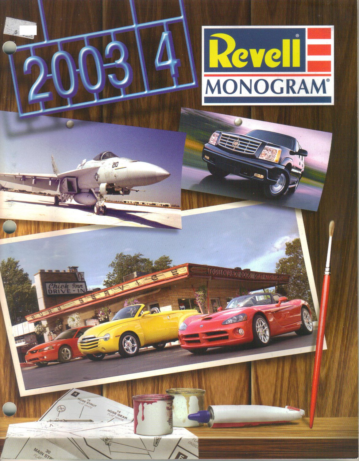 Revell Monogram Catalogue of Model Kits20032004lowridersdrag racers