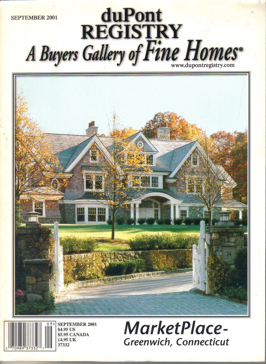 Dupont Registry A Buyers Gallery Of Fine Homes Magazine September 2001