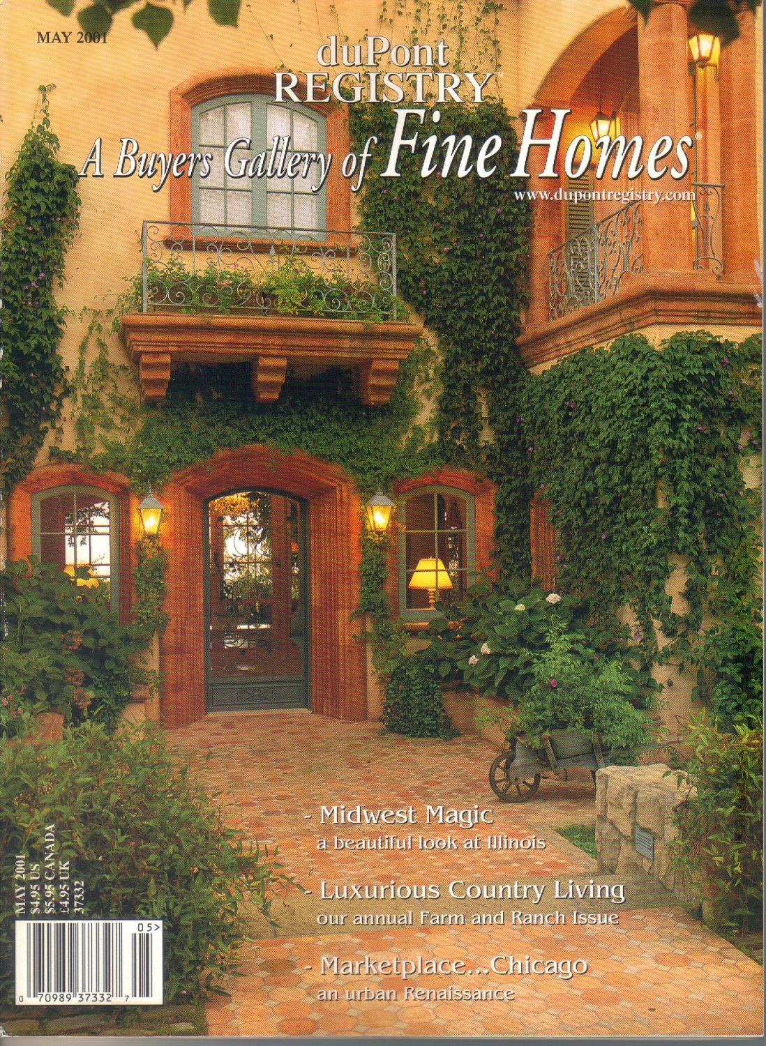 Dupont Registry A Buyers Gallery Of Fine Homes Magazine May 2001 Maison