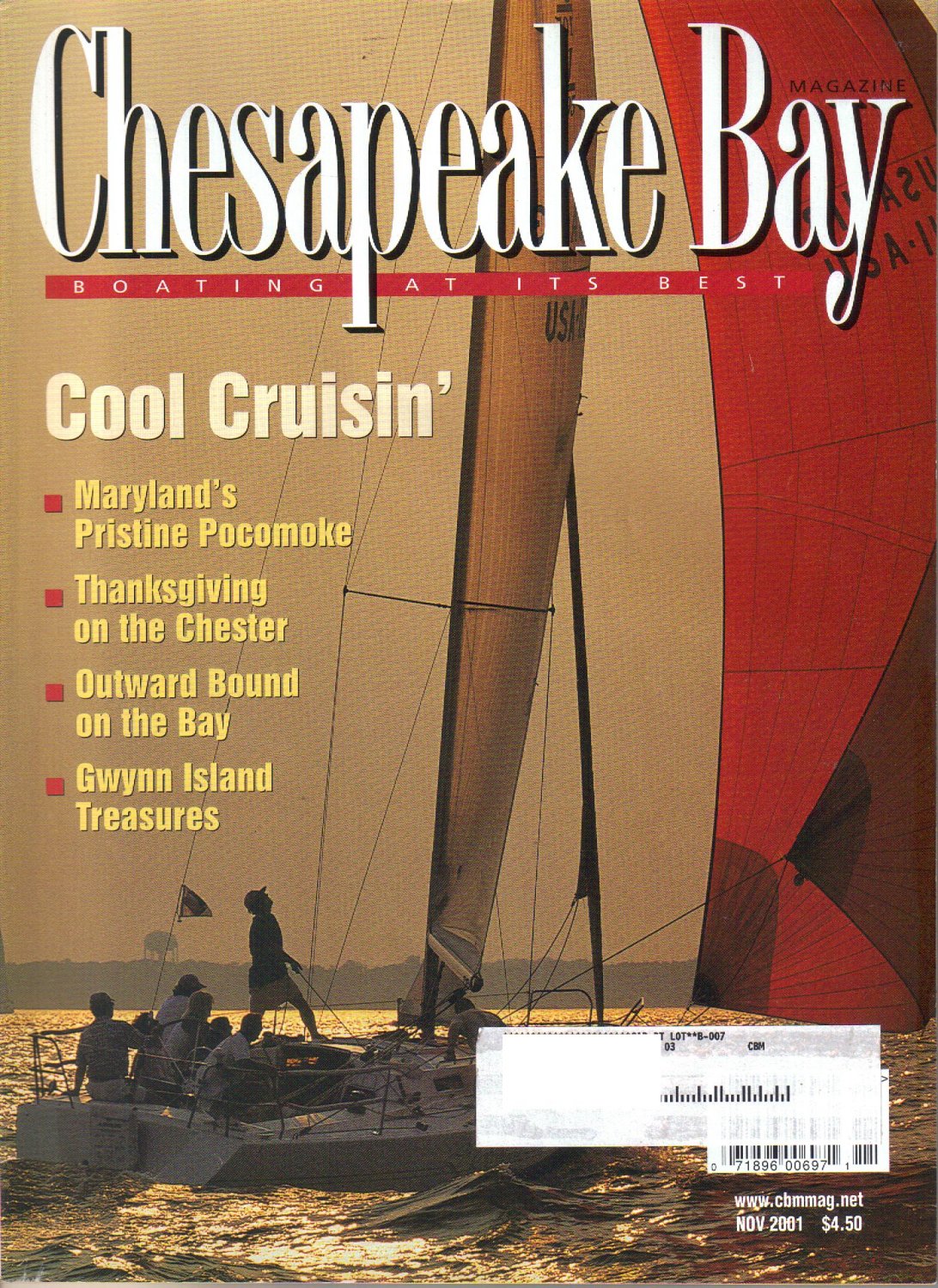 Chesapeake Bay Magazine-November 2001-Le Renard-Tom & Pam Dove-David B Bowes