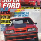 Super Ford Magazine-February 1992-Brian Wolfe-1986 Mustang GT-Scott Fritz-1964 Comet Caliente