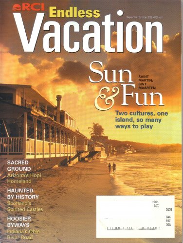 RCI Endless Vacation Magazine-September October 2002-Saint Martin-Arizona Hopi Reservation