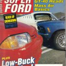 Super Ford Magazine April 1991-GT40 Heads-C6 Transmission Buildup-1969 Mercury Cougar Eliminator