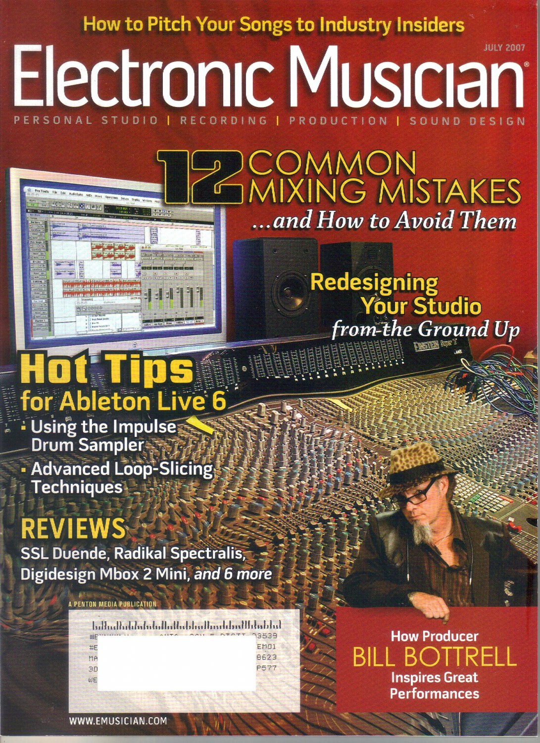 Electronic Musician Magazine-July 2007-Bill Bottrell-Ableton Live 6 ...