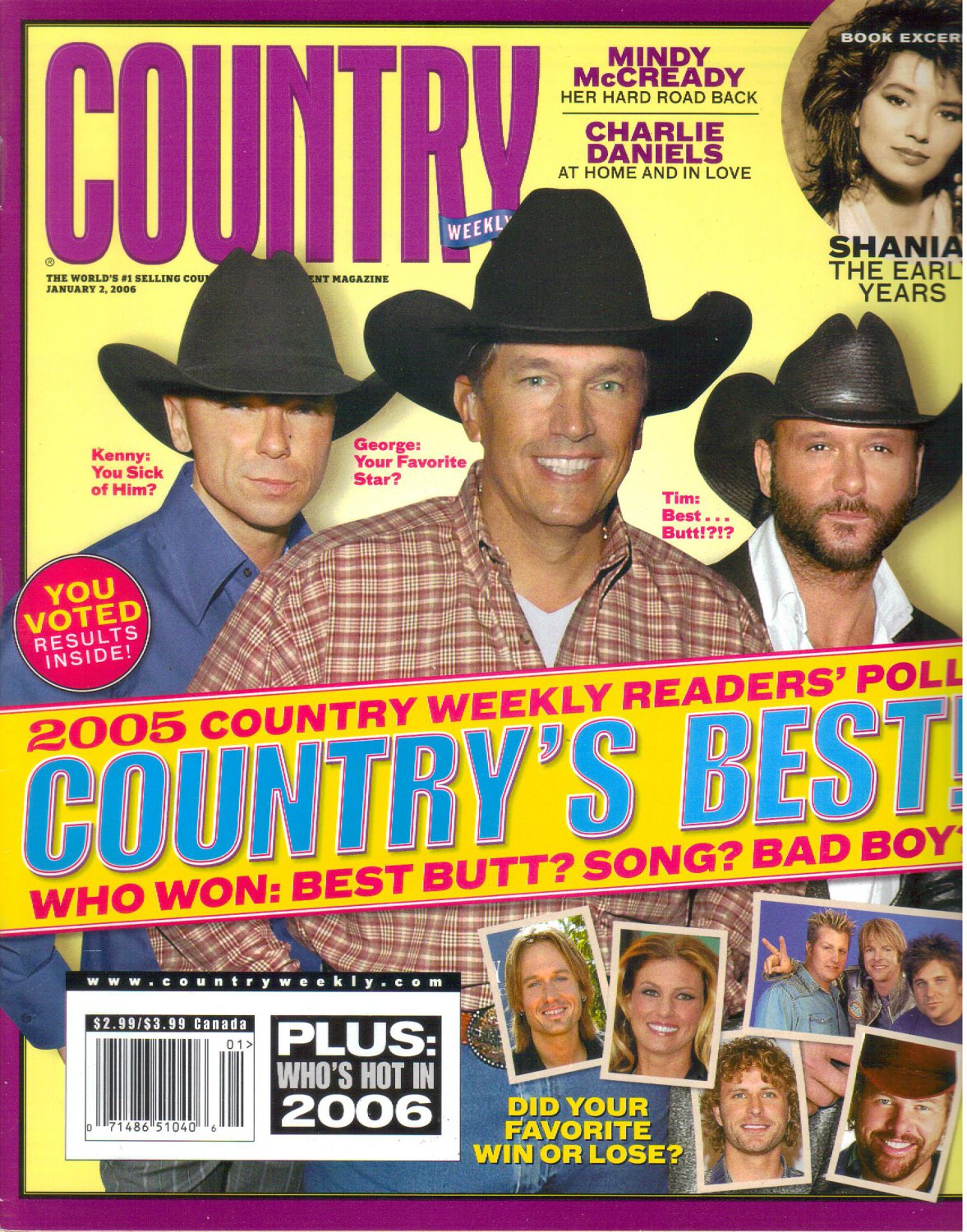 COUNTRY WEEKLY January 2 2006 Trick Pony Jack Ingram Mindy McCready ...